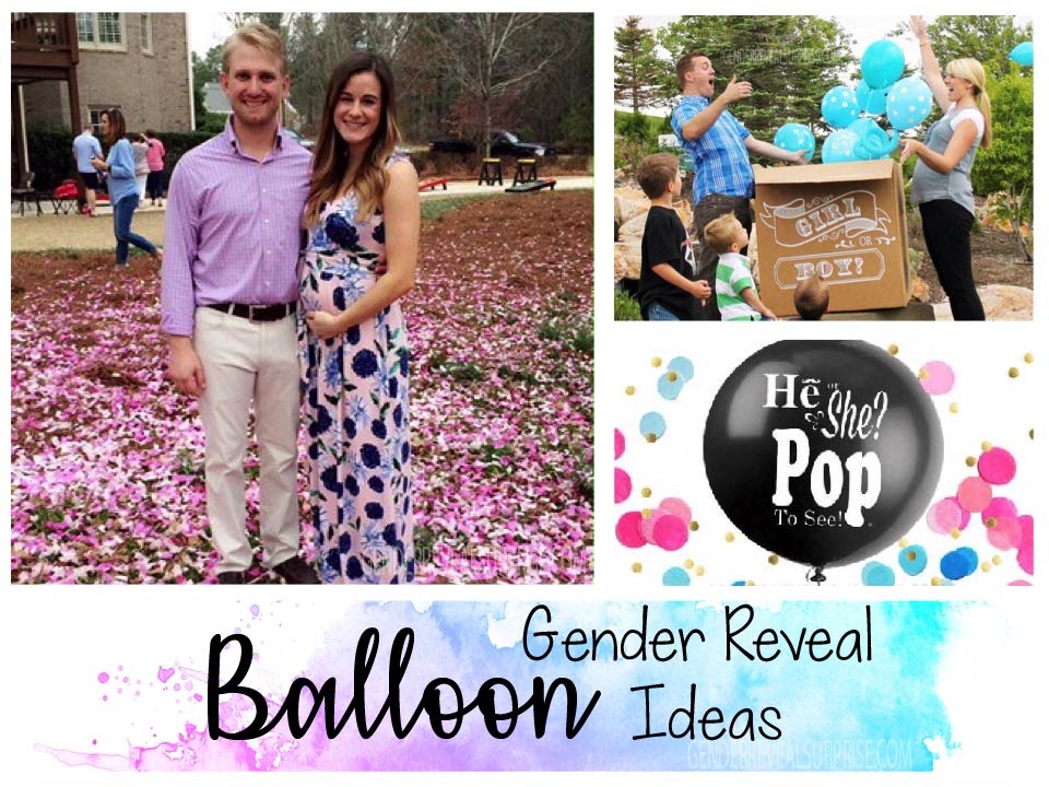 Gender Reveal Balloon Kit Boy or Girl Giant Gender Reveal Balloon Confetti  Ballon Gender Reveal Party Baby Shower Balloon 