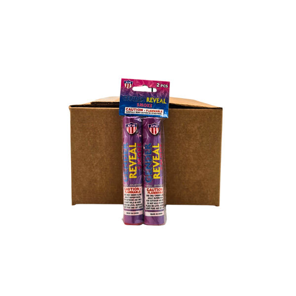 Bulk Pack of Blue Gender Reveal Smoke Bombs (12 Packages)