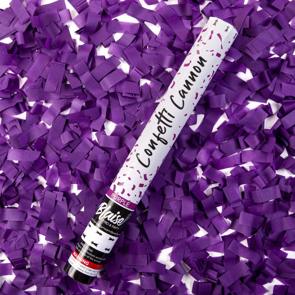 Purple Confetti Cannon Party Confetti Cannon Confetti Cannons