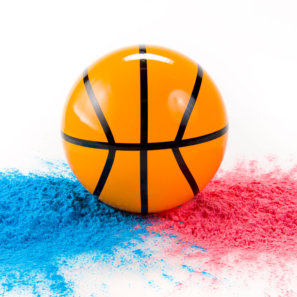 Gender Reveal Basketball Baby Reveal Basketball With Powder Or