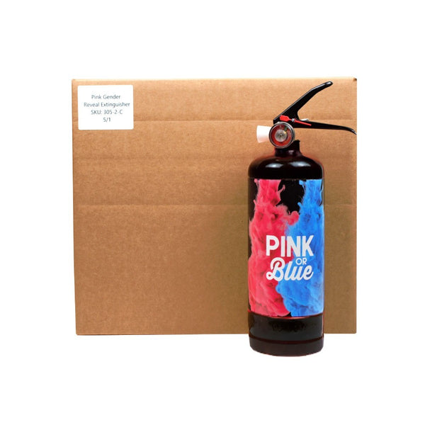 Pink Gender Reveal Extinguisher Case 5/1