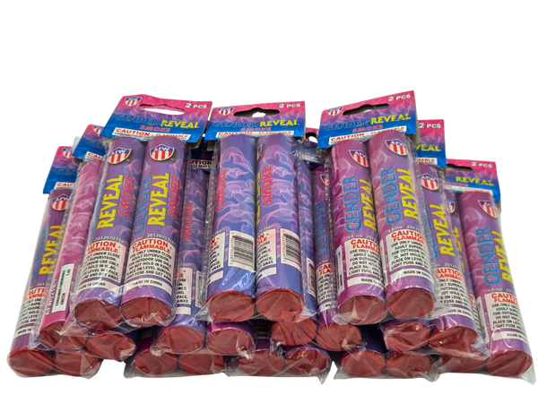 Bulk Pack of Blue Gender Reveal Smoke Bombs (12 Packages)