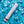 12 Inch Gender Reveal Surprise Blue Confetti Cannon