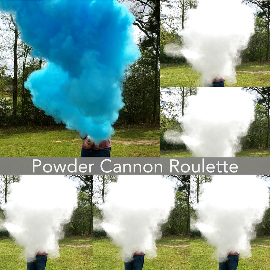 Gender Reveal Powder Cannon Roulette Kit