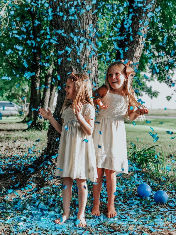 12" Blue Gender Reveal Confetti Cannons Case 25/1