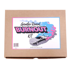 Gender Reveal Burnout Kit - 1 Pound Pink & 1 Pound Blue With Team Stickers