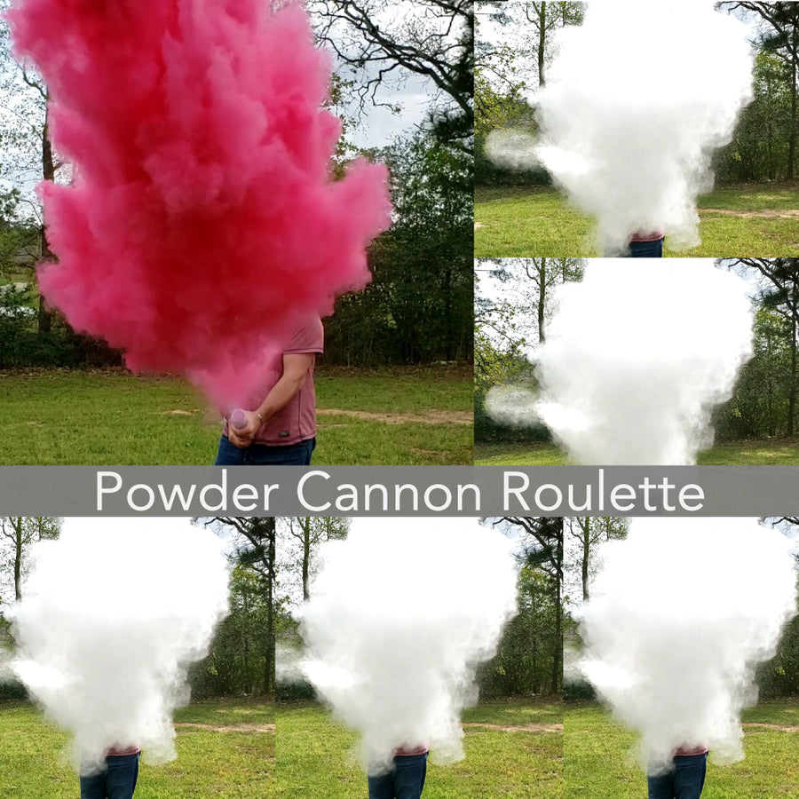 Gender Reveal Powder Cannon Roulette Kit