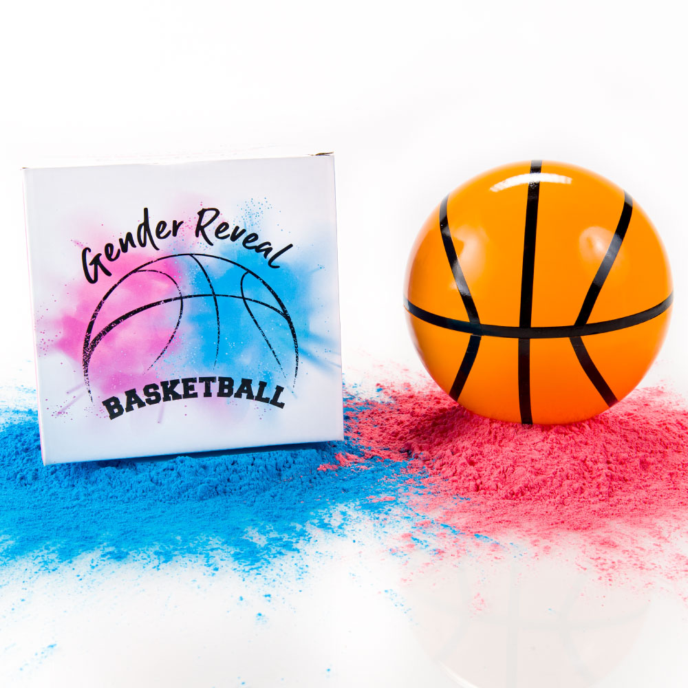 Gender Reveal Volleyball Kit - Exploding Holi Powder Ball Sports  Announcement