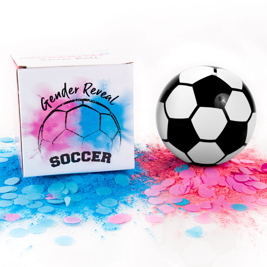 Exploding Gender Reveal Soccer Ball