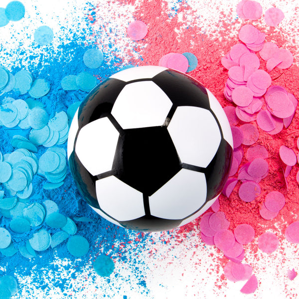 Exploding Gender Reveal Soccer Ball