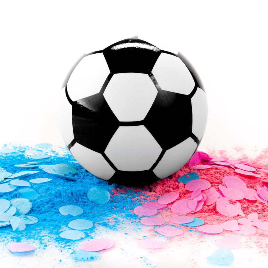 Exploding Gender Reveal Soccer Ball