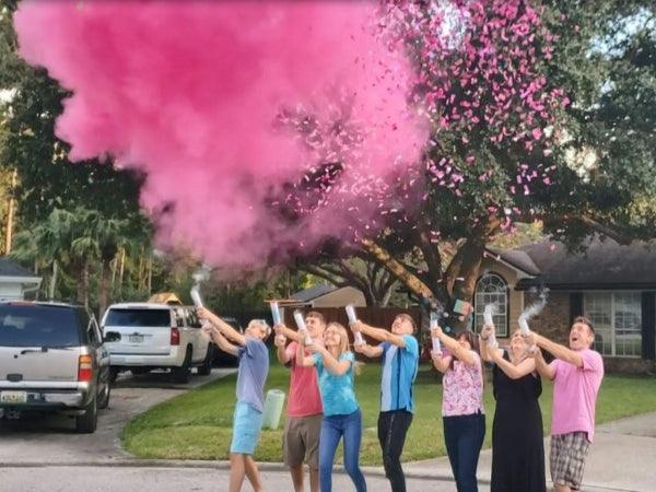 Gender Reveal Powder and Confetti Cannon Kit